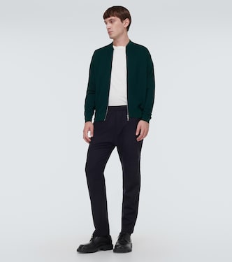 16.Singular zip-up wool jacket | John Smedley
