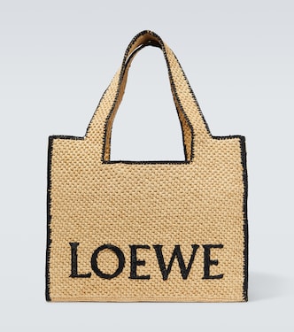 Tote Font Large aus Raffiabast | Loewe