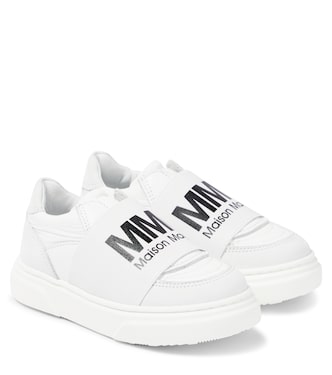 Sneakers in pelle con logo | MM6 Maison Margiela Kids
