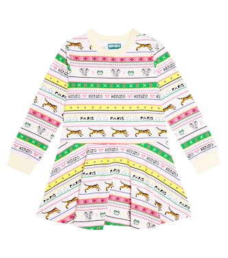 Kleid aus einem Baumwollgemisch | Kenzo Kids