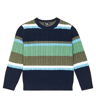 Pull rayé en laine vierge | Il Gufo