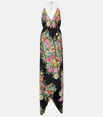 Abito midi in seta con stampa floreale | Etro