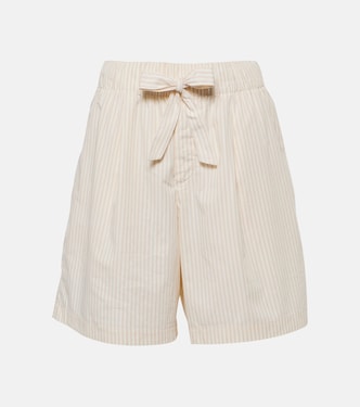 x Tekla striped cotton pajama shorts | Birkenstock 1774
