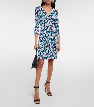 Abito midi Julian in seta con stampa | Diane von Furstenberg
