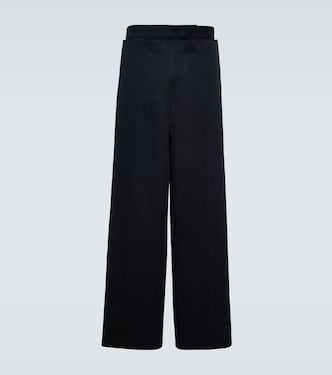 Cotton twill wide-leg pants | Bottega Veneta
