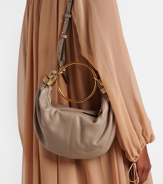 Schultertasche Bracelet Small aus Leder | Chloé