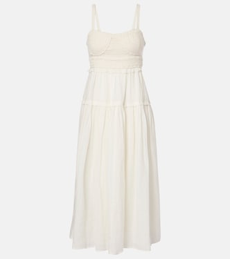 Abito midi Gisela con crochet | Ulla Johnson