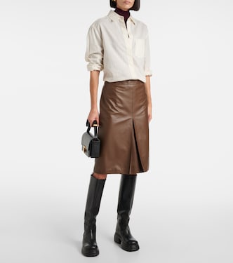 Bleistiftrock aus Leder | Tod's