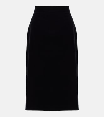 Falda midi Capo de algodón | Max Mara