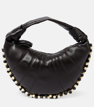 Fortune Mini beaded leather shoulder bag | Lemaire