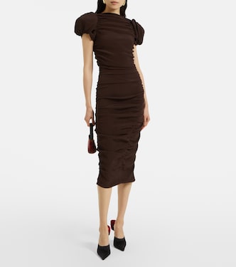 Robe midi en soie | Magda Butrym