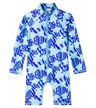 Guppy printed rashguard swimsuit | Vilebrequin Kids