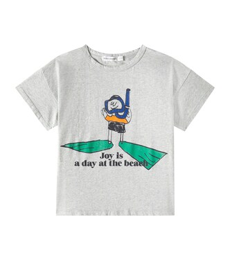 T-Shirt A Day At The Beach aus Baumwoll-Jersey | Bobo Choses