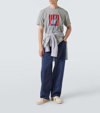 Sneakers Eliot aus Canvas mit Leder | Bottega Veneta