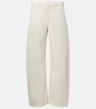 Tribeca cotton twill barrel-leg pants  | Nili Lotan