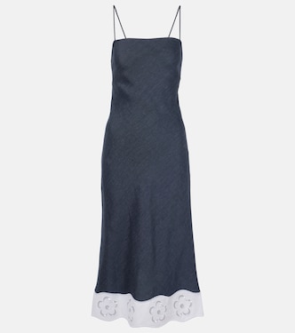 Midikleid Paolo aus einem Leinengemisch | Staud