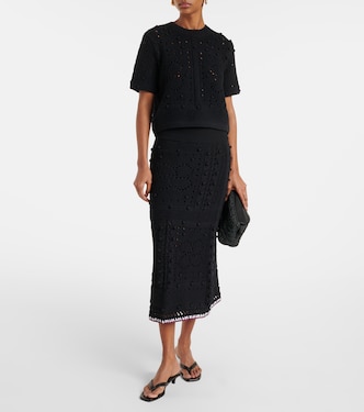Top Bohemian Mood en coton mélangé | Dorothee Schumacher