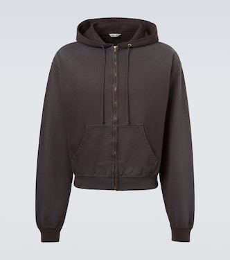 Felpa in jersey di cotone con cappuccio | Auralee