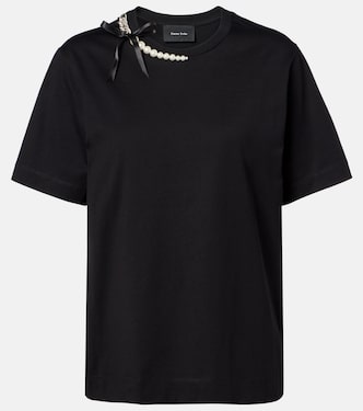 T-shirt in jersey di cotone   | Simone Rocha