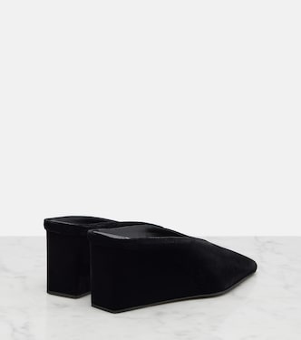 Cube 75 velvet wedge pumps | Alaïa