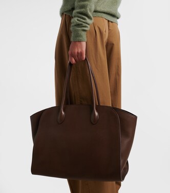 Marlo 17 leather tote bag | The Row