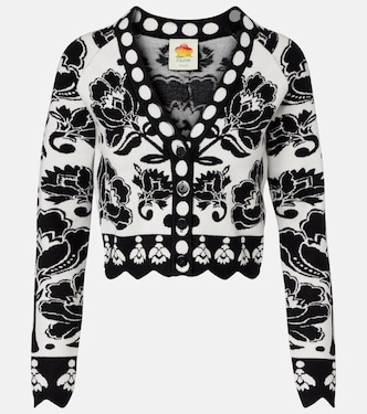 Floral Arabesque jacquard cardigan | Farm Rio