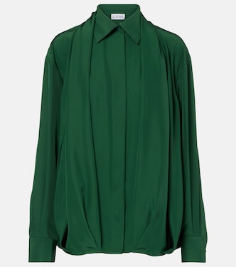 Draped silk shirt | Loewe