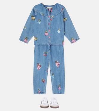 Chemise Magot en jean à sequins | Konges Sløjd