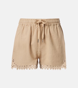 Balyme embroidered cotton shorts | Marant Etoile