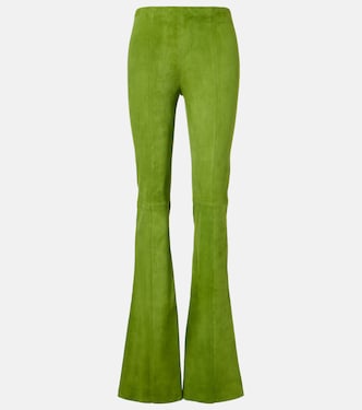 Gege suede flared pants | Stouls