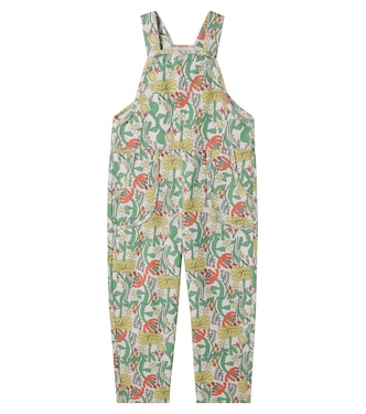 Color Herbalist floral cotton overalls | Bobo Choses