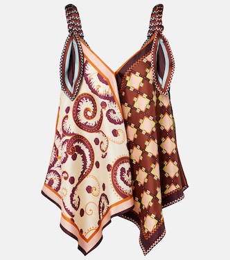 Top Wilson aus Seiden-Twill | Alémais