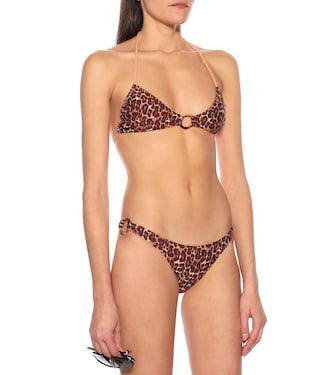 Slip bikini Lira a stampa leopardo | Tropic of C