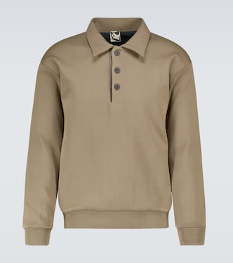 Sculpt Rib polo sweater | GR10K