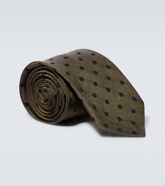 Cravatta in seta a pois | Dries Van Noten