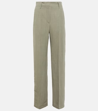 Pantaloni regular in twill | Brunello Cucinelli