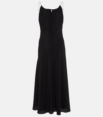 Halterneck silk maxi dress | Toteme