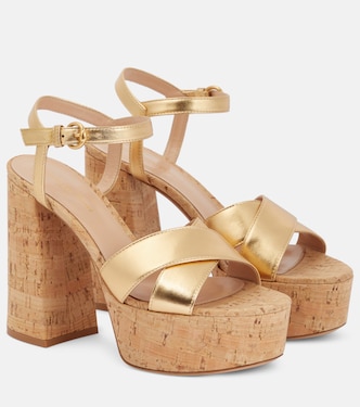 Bebe leather platform sandals | Gianvito Rossi