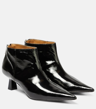 Ankle Boots aus Lederimitat | Ganni