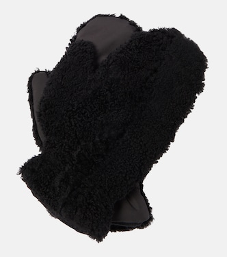 Muffole con finiture in shearling | Yves Salomon