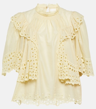 Katia broderie anglaise cotton top | Marant Etoile