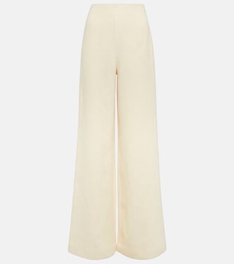 Pantaloni a gamba larga in velluto | Loro Piana