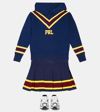 Falda en mezcla de algodón plisada | Polo Ralph Lauren Kids
