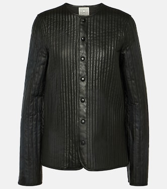 Wendbare Jacke aus Leder | Toteme