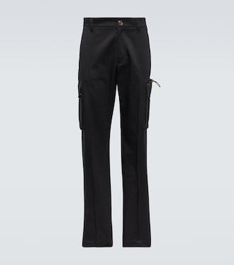 Pantalones cargo de gabardina de algodón | Versace
