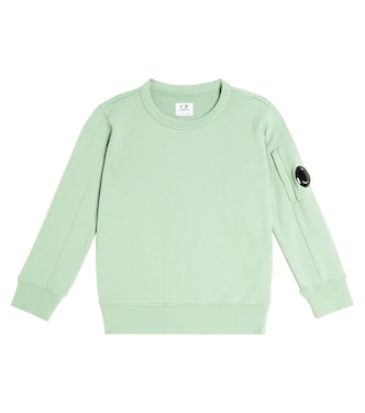 Sudadera Diagonal Fleece Lens de algodón | C.P. Company Kids