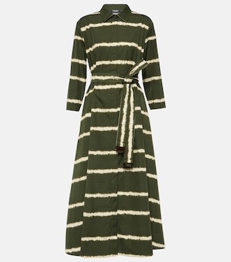 Vestido midi Olanda de algodón a rayas | 'S Max Mara