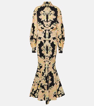 Robe chemise longue en coton mélangé | Etro
