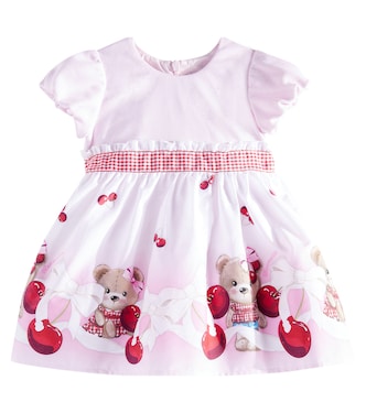 Baby - Abito in cotone con stampa | Monnalisa