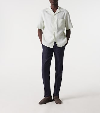 Camicia bowling in lino | Zegna